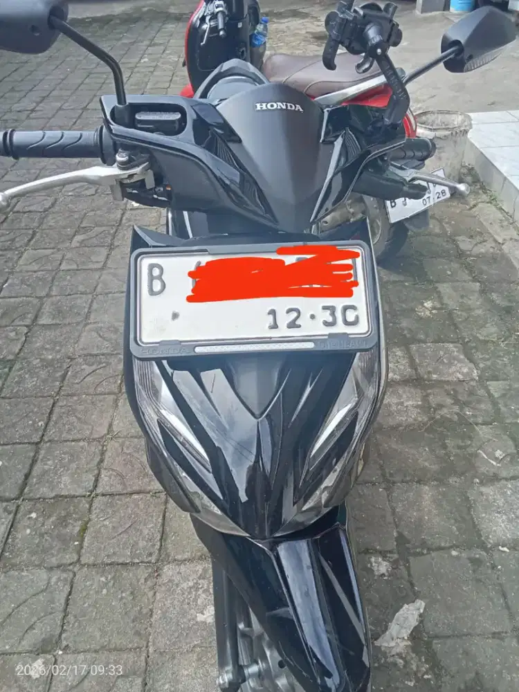 Dijual sepeda motor Honda BEAT SPORTY CBS warna hitam thn 2025 akhir