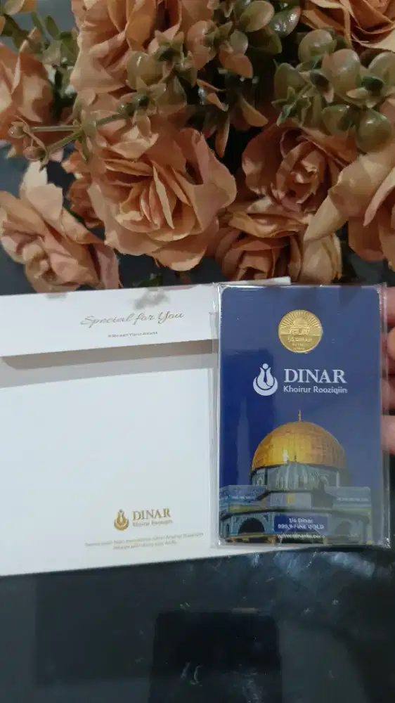 Dinar 1/4 Ukiran Mesjid Al Aqsa