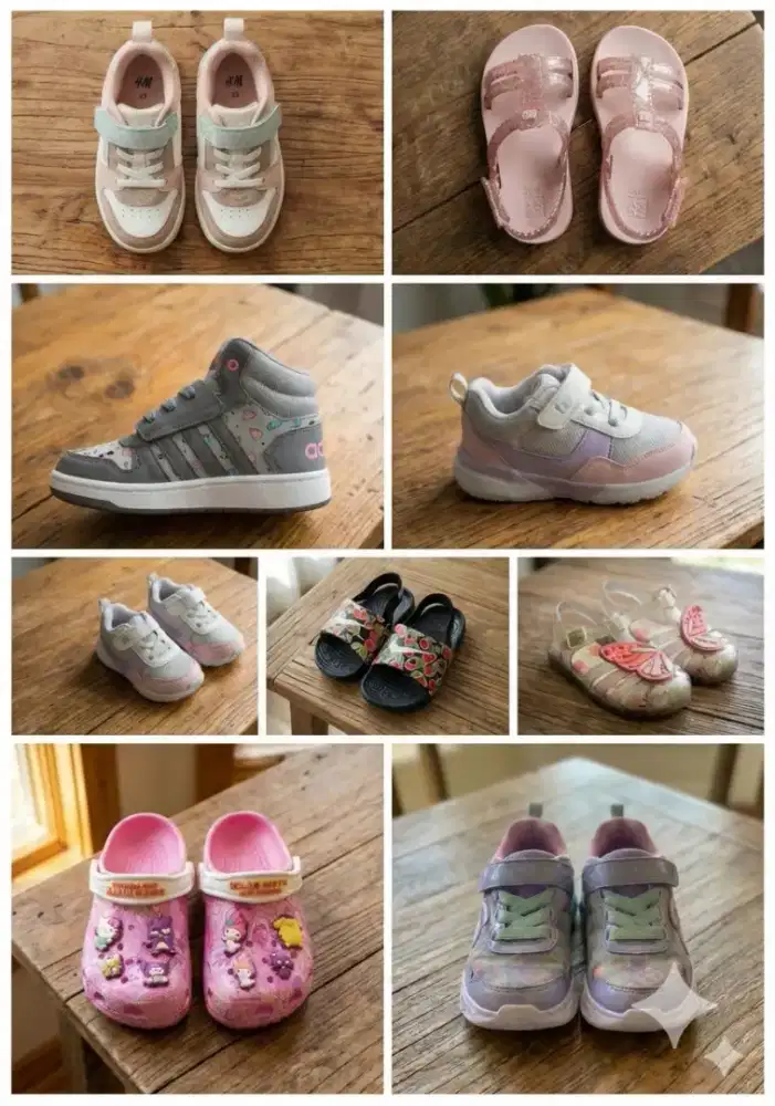 ​Preloved Borongan/Satuan Sepatu & Sandal Anak Branded - Kondisi Bagus