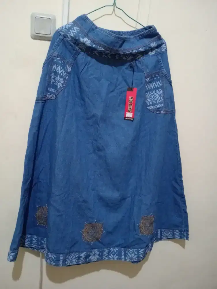 Rok Jeans Wanita