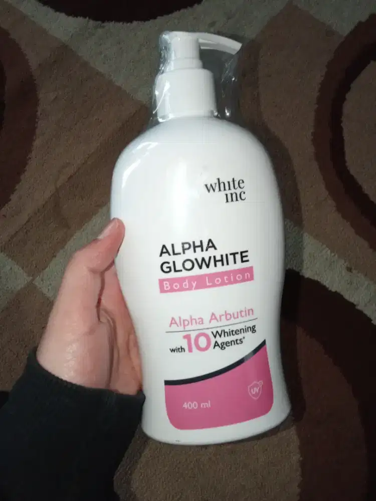 Body lotion alpha inc white