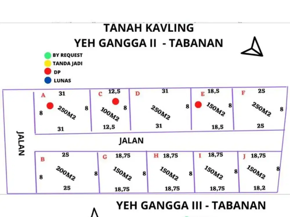 Kesempatan Terbatas! Tanah Kavling Berkualitas di Yeh Gangga Tabanan