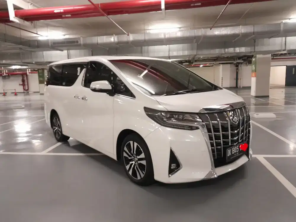 Km 20.000 Toyota Alphard 2.5 G Atpm TSS asli bali gress