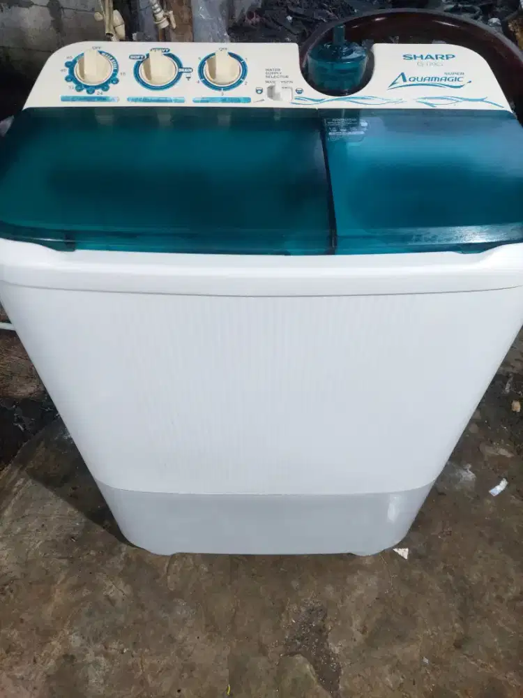 Mesin Cuci Sharp kapasitas 7kg Normal semua tinggal langsung pakai