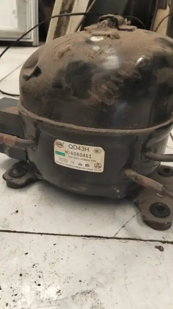 Kompresor kulkas bekas 1/6 buat 2 pintu kea Normal