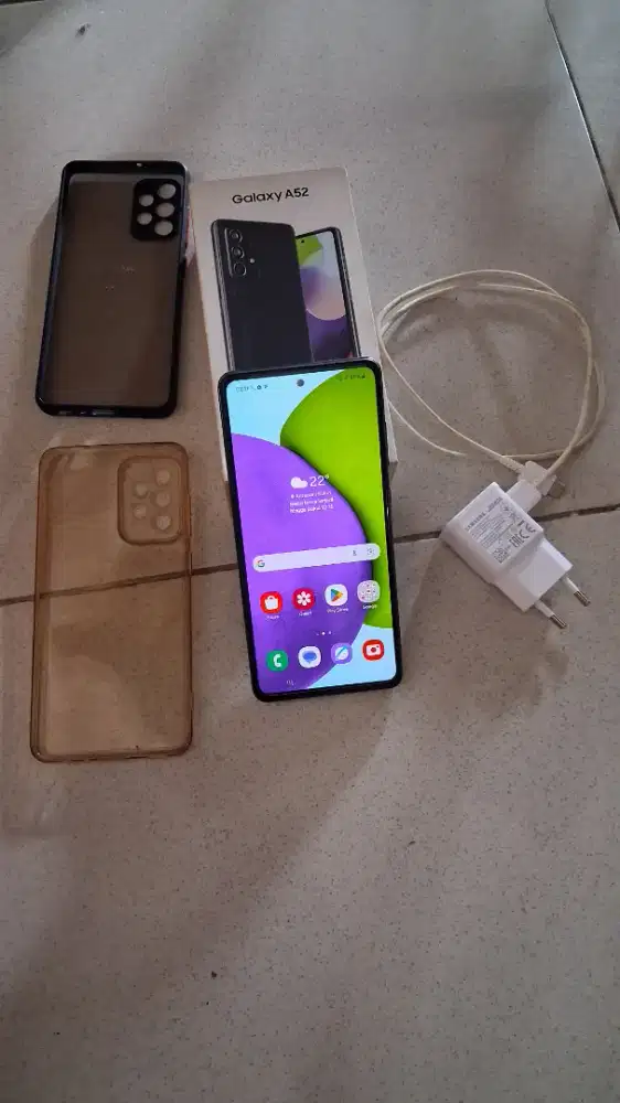 Samsung A52 8/128 lengkap mulus