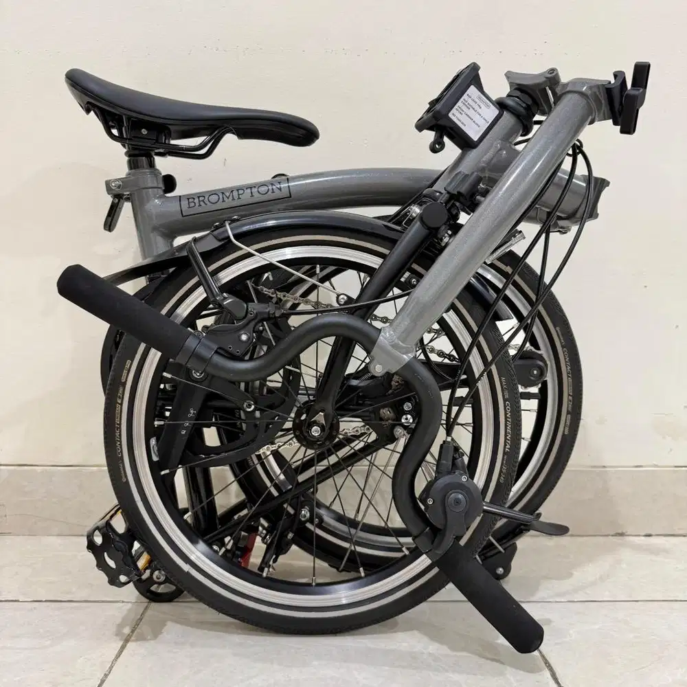 BROMPTON P LINE M4Lx STORM GREY 2022 - LIKE NEW TITANIUM SUPERLIGHT