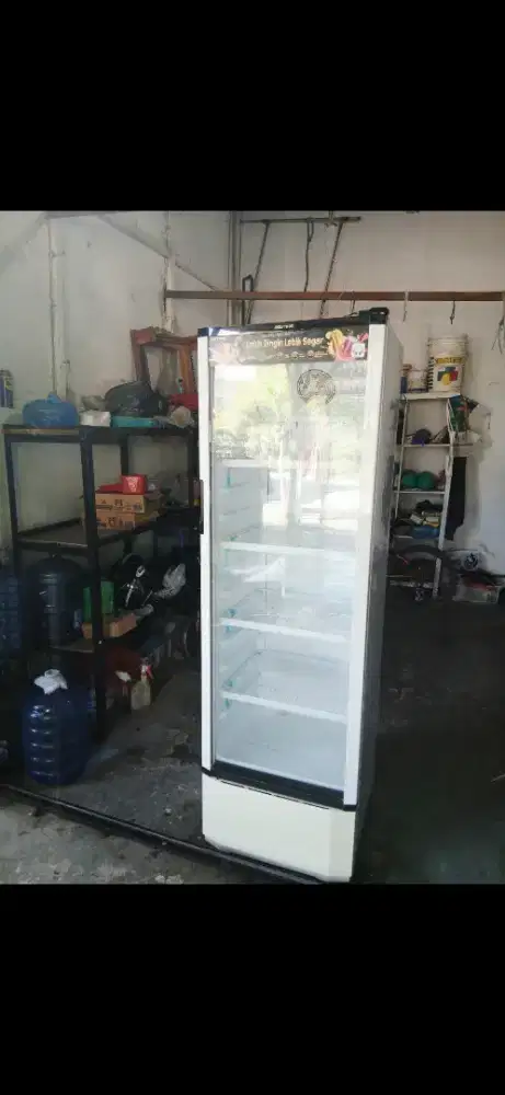 Jual kulkas showcase polytron jumbo