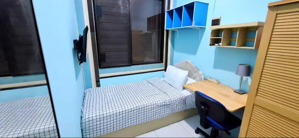 Kos pria/wanita minimalis dan homy (kamar mandi luar)