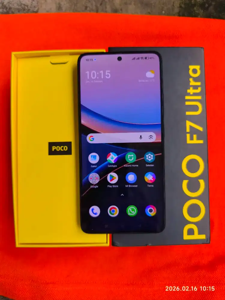 Poco F7 Ultra 12/256 Fullset ori segel mulus garansi ON 2027