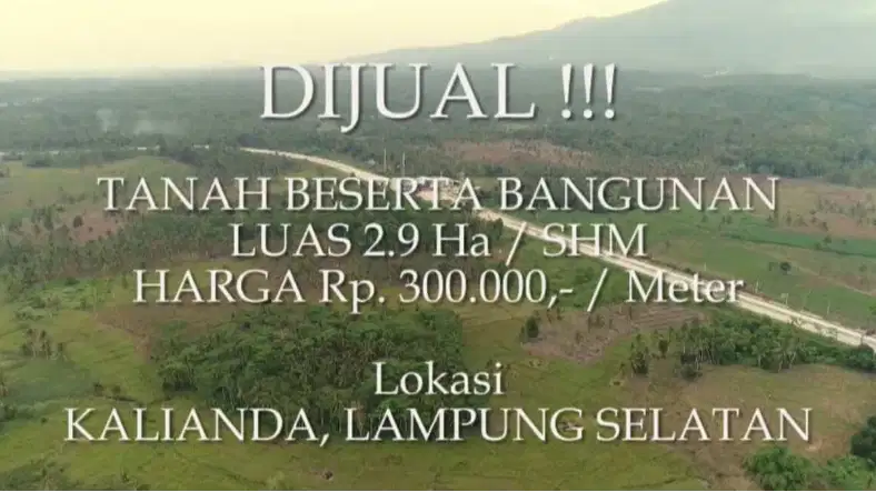 Lahan Ternak Dekat Pintu Tol Kalianda