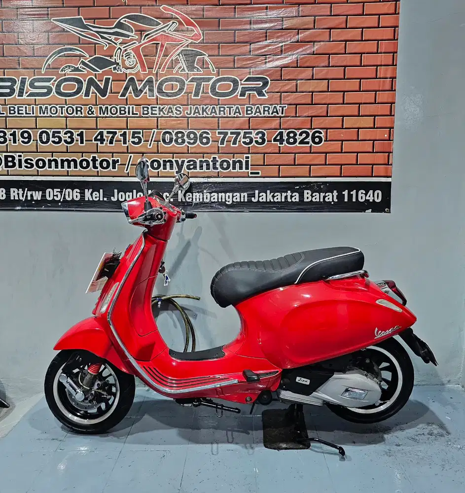 ISTIMEWA! PIAGGIO VESPA SPRINT IGET ABS FACELIFT LED 150 TH 2022 MERAH