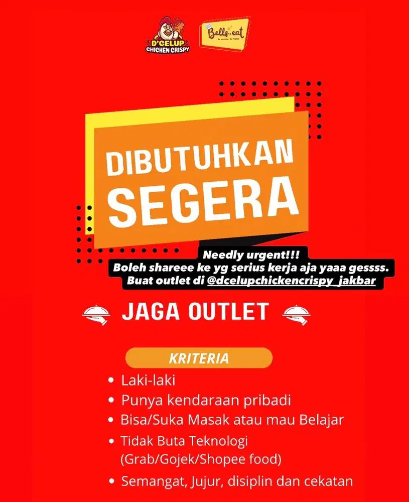 LOWONGAN KERJA JAGA OUTLET