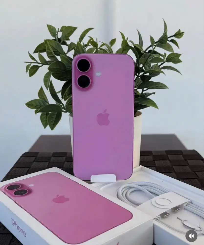 stock terbatas iphone 16 128 pink new garansi resmi ibox 12 bulan