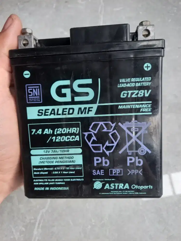 Dijual aki copotan vespa matic ,Xmax dan lain lain