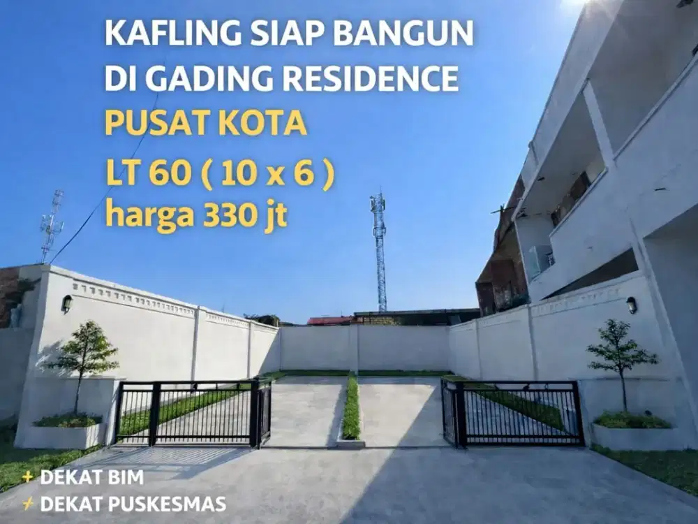 Kavling Dekat Pasar Gadang & RSUD Kota Malang