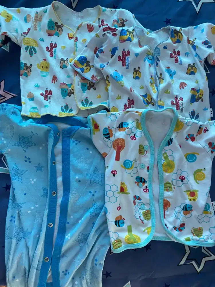 5 Baju Bayi Umur 0-6 Bulan