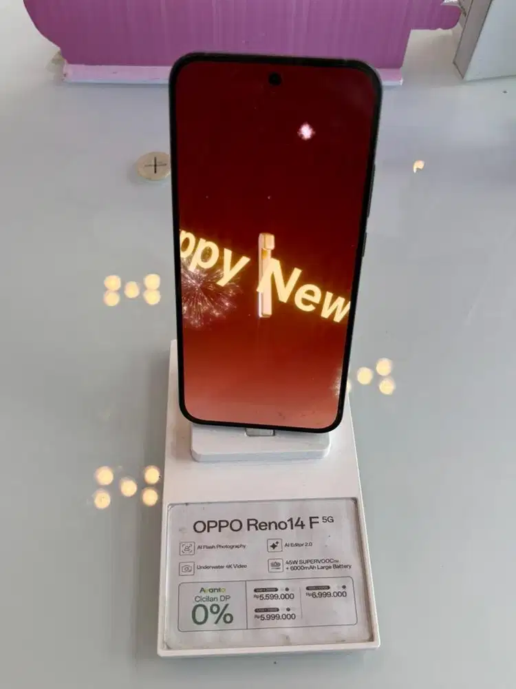 Kredit hp oppo Reno 14f bunga 0% yess kredit
