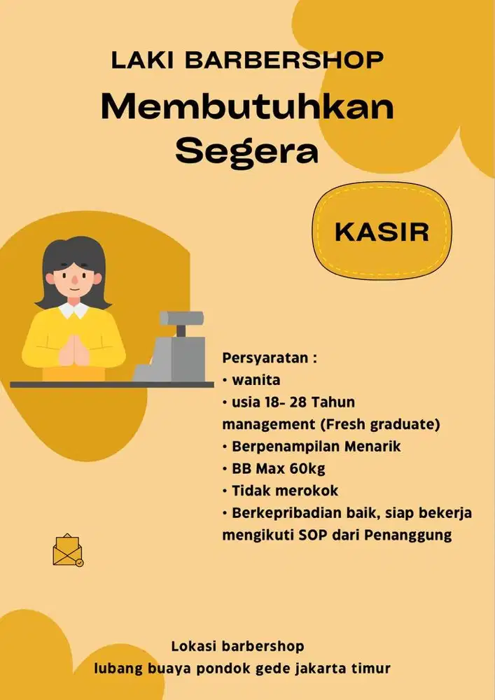 KASIR BARBERSHOP