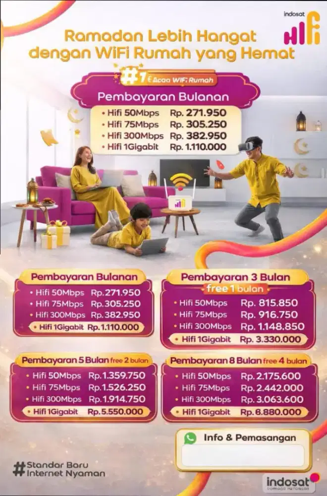 PROMO RAMADHAN (Wi-Fi Indosat HiFi)