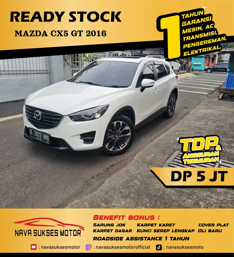 TDP 5 JUTA - MAZDA CX5 GT 2016
