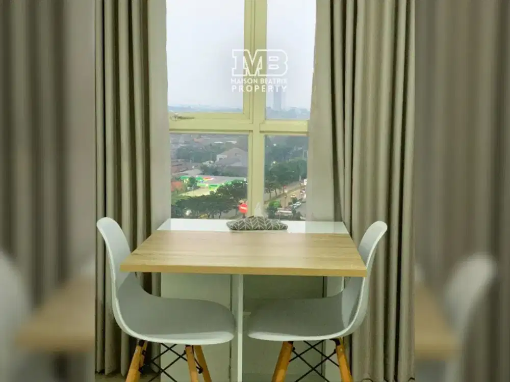 APARTEMEN ALEXANDRIA SILKTOWN TYPE STUDIO FULL FURNISH DEKAT DENGAN ALAM SUTERA, GRAHA RAYA