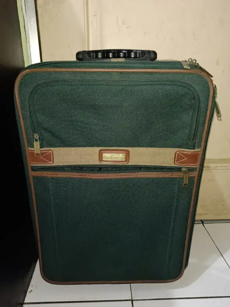 Dijual Koper Trolly Vintage Bahan Tebal muatan banyak siap mudik
