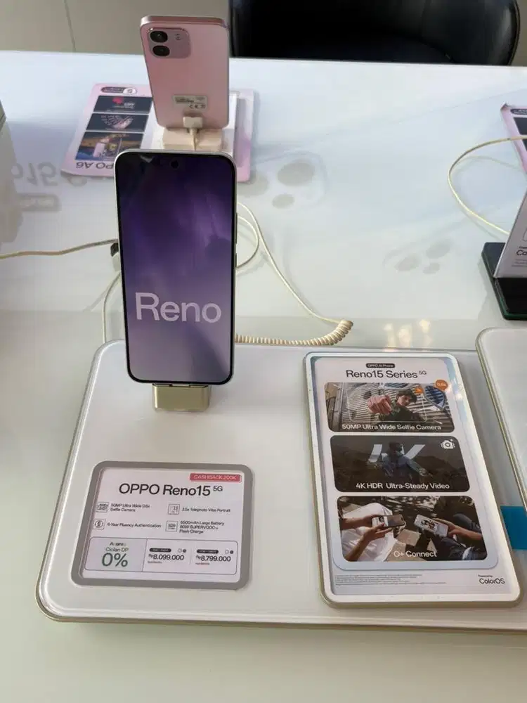 Kredit hp oppo Reno 15 5g bunga 0% yes kredit