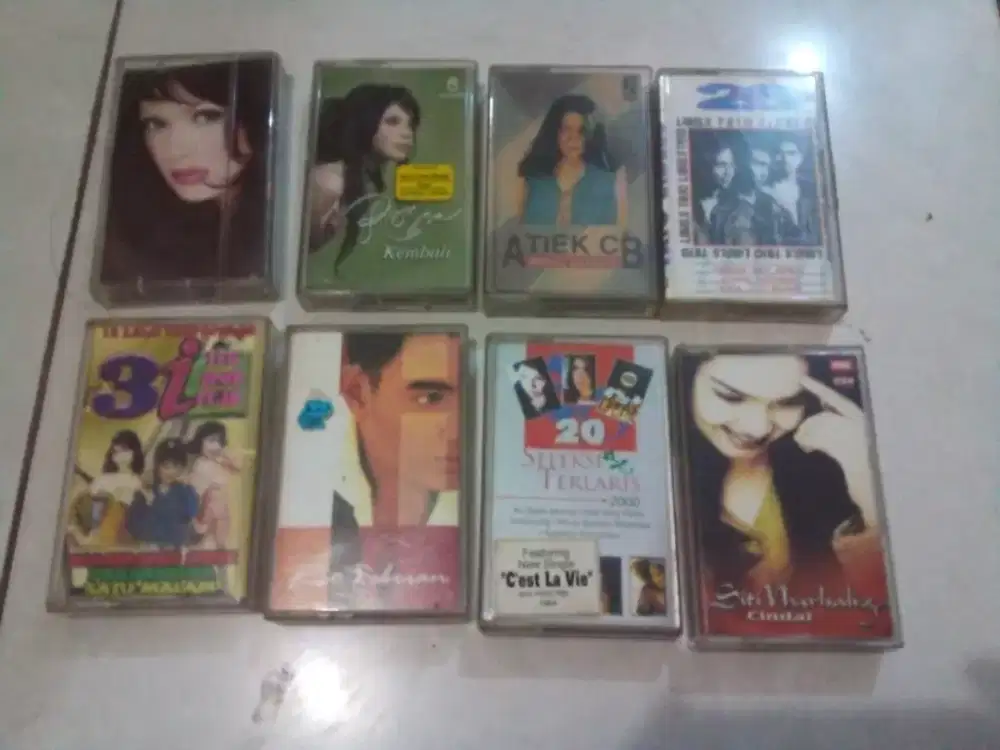Aneka koleksi kaset pita Indonesia pilhan ori