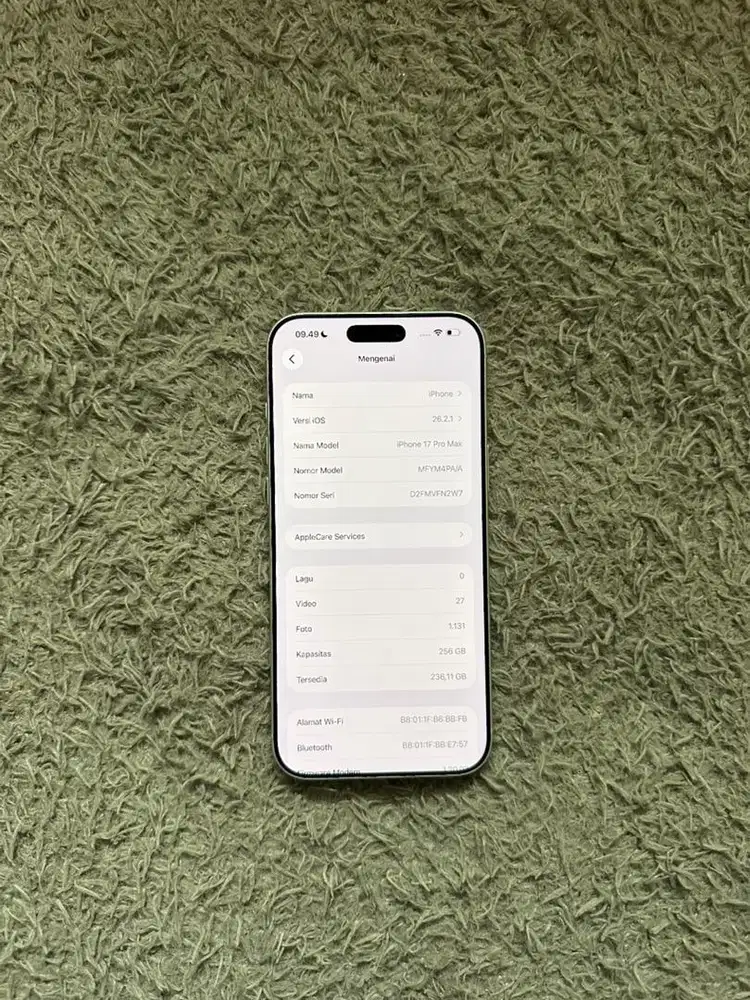 Iphone 17 Promax 256GB Ibox