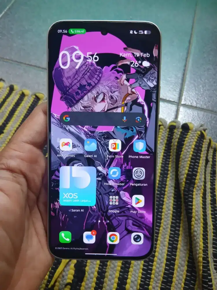 Infinix Hot 60 Pro Nfc ram 8/128 fullset sidik jari dilayar nominus