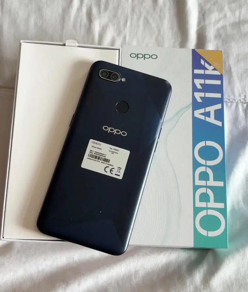 Oppo A11k 2gb|32gb hitam mulus seperti baru