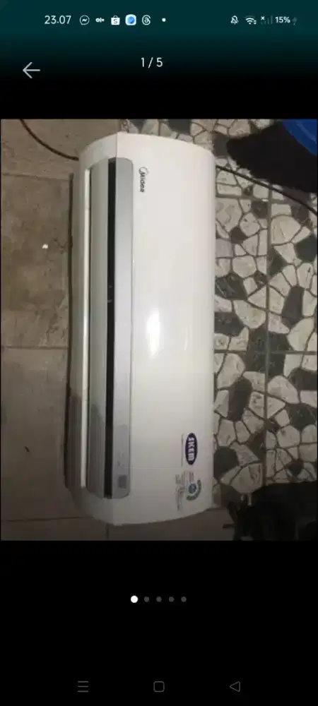 AC indoor Midea 1/2 PK mulus