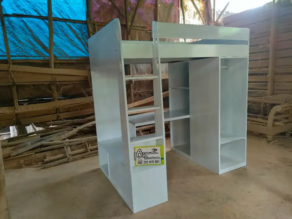 Dipan tingkat minimalis full kayu jati