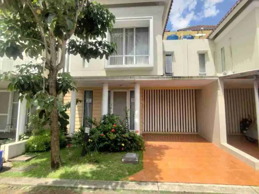 Disewakan Rumah Cluster Atlanta Village 2 Lantai Full Furnished Paramount Gading Serpong