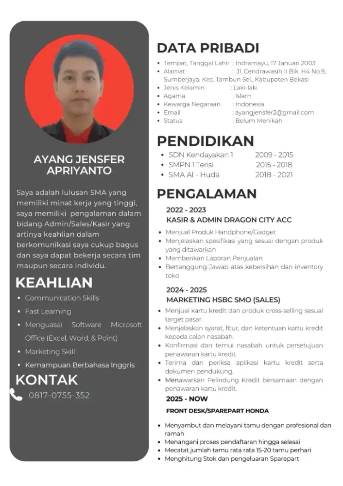 CARI PEKERJAAN APA SAJA