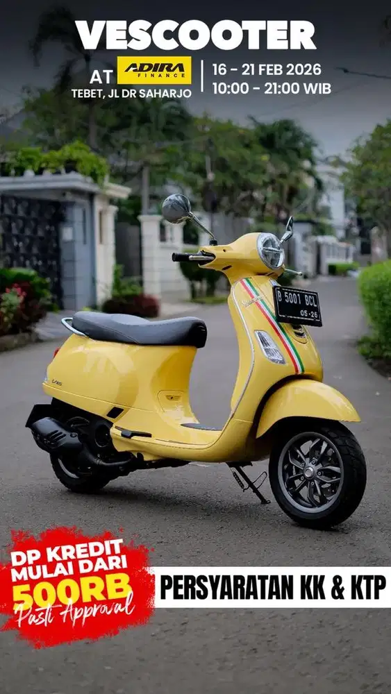 PIAGGIO VESPA LX 125 IGET FACELIFT 2021 MURAH BISA KREDIT