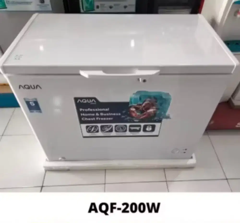 Freezer Merk AQUA type AQF- 200 (W) (D)