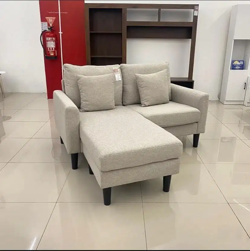 Sofa sudut L minimalis promo ramadhan