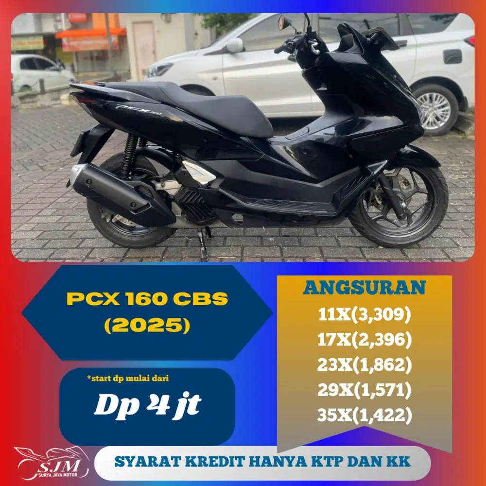 HONDA PCX 160 CBS 2025 CASH & KREDIT