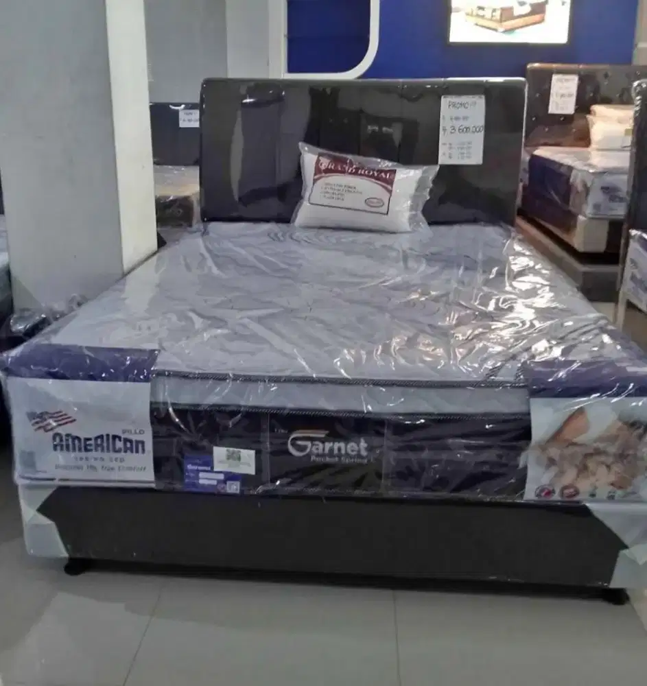 Promo Sprengbed set American Pillow ORI type Garnet
