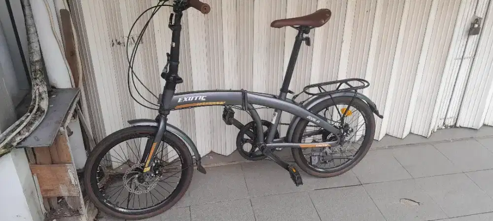 Jual sepeda lipat Exotic 2026 AR ring 20 doble disc