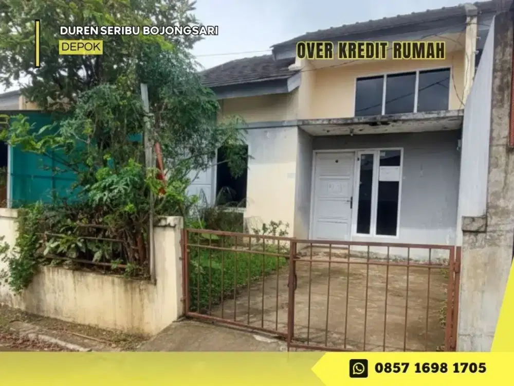 Over Kredit Rumah 59JT dkt Terminal Parung di Bojongsari Cluster Audrey