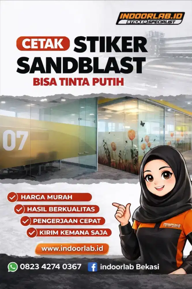 Cetak Stiker Sandblast Custom Bisa Tinta Putih –Indoorlab