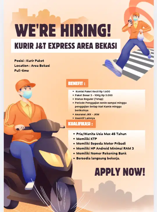 KURIR J&T EXPRESS AREA BEKASI