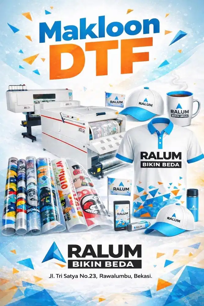 Makloon DTF Premium – Warna Tajam, Detail Maksimal