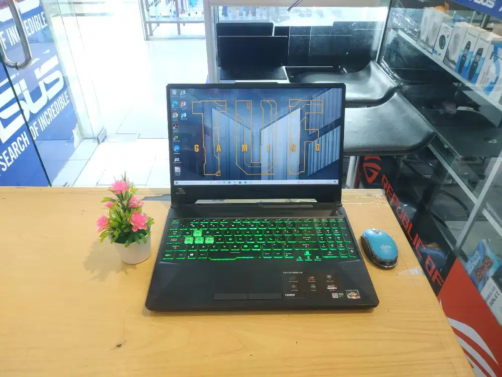 JUAL LAPTOP ASUS TUF GAMING A15 AMD RYZEN 7 NVIDIA GTX 1650 4GB