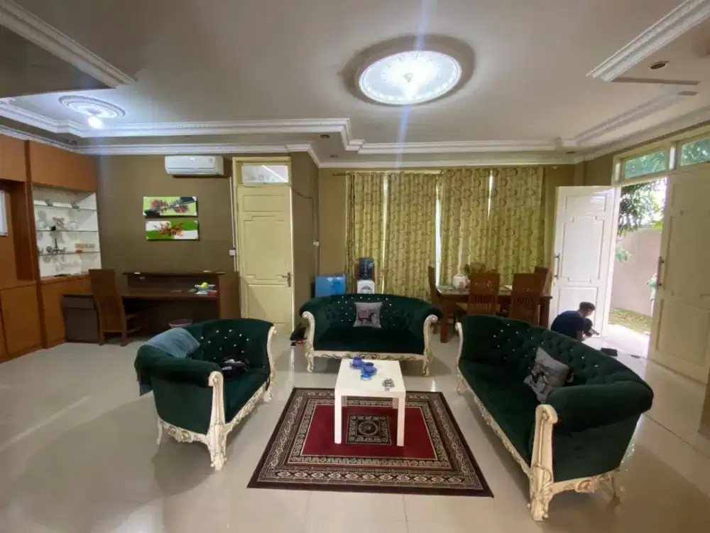 rumah 2 lantai pagar alam full furnish