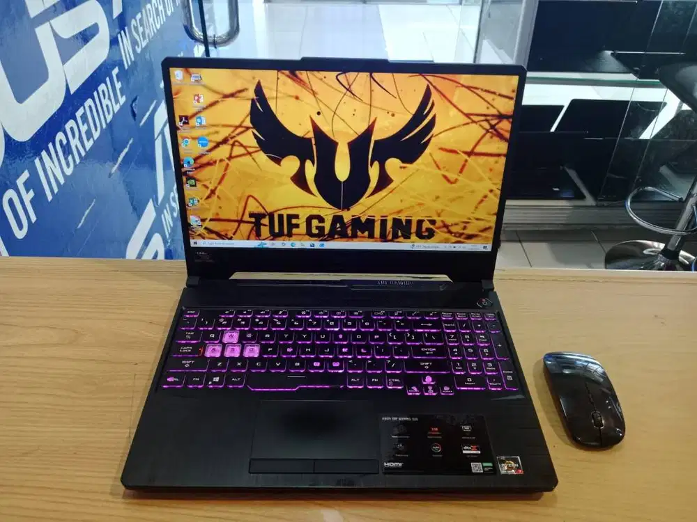 DIJUAL FULLSET KOTAK LAPTOP GAMING ASUS TUF A15 FX506II AMD RYZEN 7
