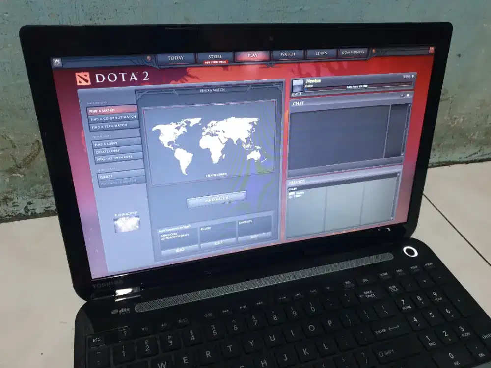 Toshiba Satellite Pro Corei7(8Cpus)Ram8gb Ssd Slim Glossy Lengkap